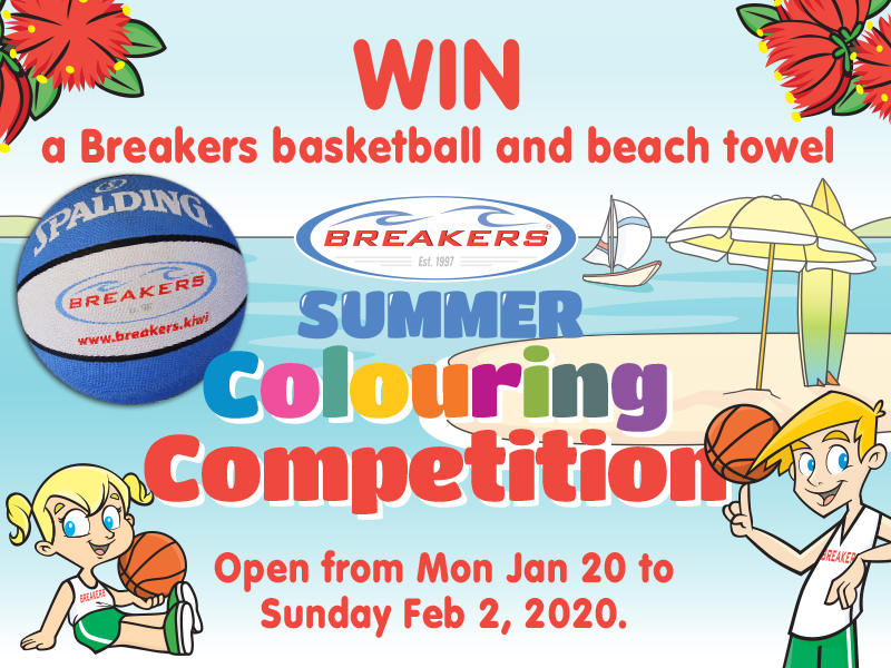 2020 Summer Colouring Competition Breakers Restaurant